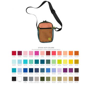 Recycled PET Vertical Crossbody Pouch